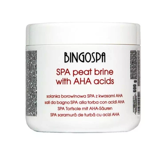 BINGOSPA МІНЕРАЛЬНА ГРЯЗЬОВА СПА-ПРОЦЕДУРА З КИСЛОТАМИ AHA 600Г