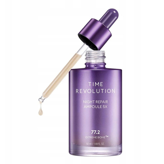 Missha Time Revolution Night Repair Ampoule 5x укрепляющая сыворотка с ферментированным лизатом бифида, 50 мл