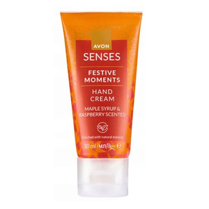 Avon Senses Festive Moments крем для рук з ароматом кленового сиропу та малини 30 мл