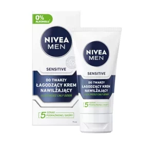NIVEA MEN SENSITIVE ДЕЛИКАТНЫЙ УВЛАЖНЯЮЩИЙ КРЕМ ДЛЯ МУЖЧИН 75МЛ