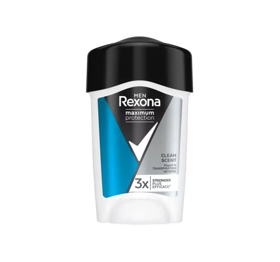 REXONA MAXIMUM PROTECTION АНТИПЕРСПІРАНТ У ФОРМІ КРЕМУ ДЛЯ ЧОЛОВІКІВ CLEAN SCENT 45МЛ