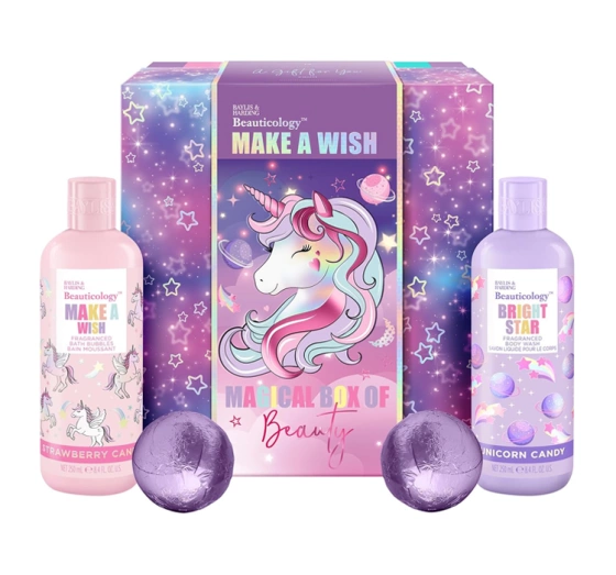 Baylis & Harding Beauticology подарочный набор: пена для ванны 250 мл + гель для душа 250 мл + бомбочки для ванны 2 x 120 г