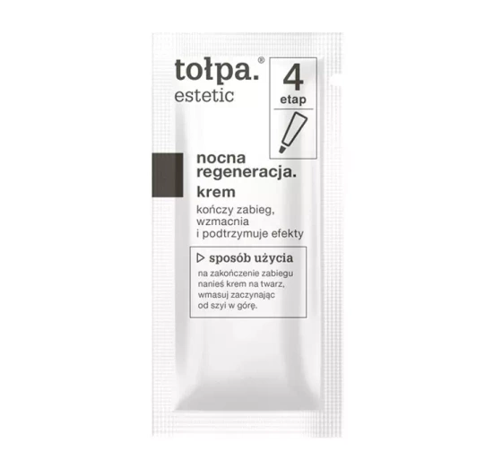 TOŁPA ESTETIC NOCNA REGENERACJA ИНТЕНСИВНАЯ РЕГЕНЕРИРУЮЩАЯ ПРОЦЕДУРА