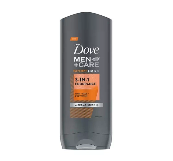 DOVE MEN +CARE SPORT CARE 3IN1 ENDURANCE ГЕЛЬ ДЛЯ ДУША 400МЛ