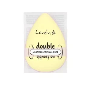 Lovely Double No Trouble багатофункціональний спонж для розсипчастих і кремових продуктів 1 шт.