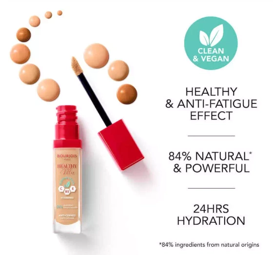 BOURJOIS HEALTHY MIX CLEAN КОРРЕКТОР ДЛЯ ЛИЦА И ПОД ГЛАЗА 51 LIGHT VANILLA 6МЛ