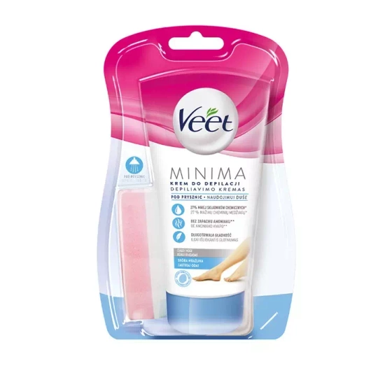 VEET КРЕМ ДЛЯ ДЕПИЛЯЦИИ ДЛЯ ДУША ДЛЯ ЧУВСТВИТЕЛЬНОЙ КОЖИ 135МЛ 