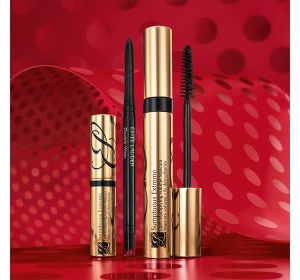 Estée Lauder Eyes on the Prize Sumptuous Extreme Trio Holiday Makeup Gift Set подарунковий набір косметики туш для вій Extreme Black 8 мл + підводка для очей Blackened Onyx 0,35 г + міні туш для вій Extreme Black 2,8 мл