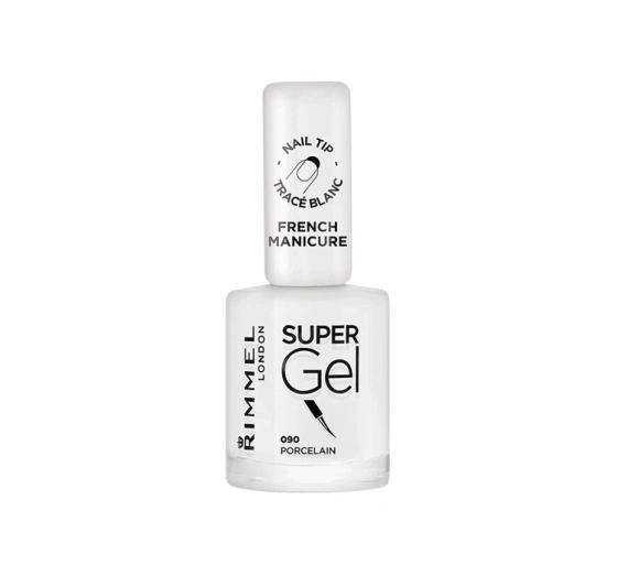  Rimmel Super Gel French Manicure гелевый лак для ногтей 090 Porcelain 12 мл