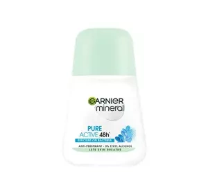 GARNIER MINERAL PURE ACTIVE 48H КУЛЬКОВИЙ АНТИПЕРСПІРАНТ ДЛЯ ЖІНОК 50МЛ