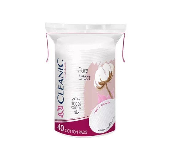 CLEANIC КОСМЕТИЧНІ ДИСКИ ОВАЛЬНІ 40 ШТУК