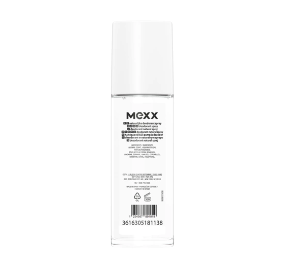 MEXX SIMPLY FOR HER DEODORANT NATURAL SPRAY ДЕЗОДОРАНТ 75МЛ
