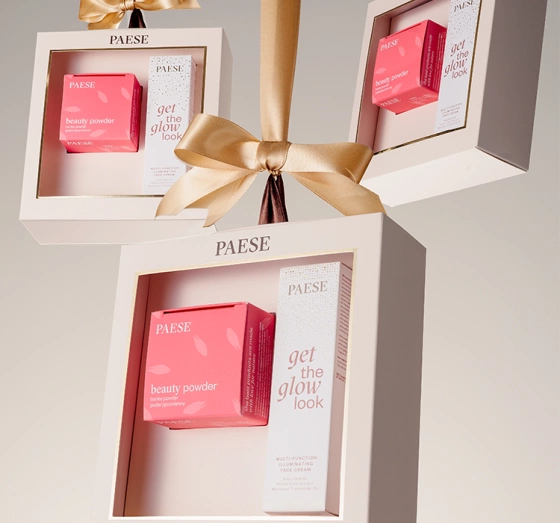 Paese All About The Base 01 подарочный набор для макияжа крем-база под макияж Get The Glow Look 30 мл + ячменная пудра Beauty Powder 10 г