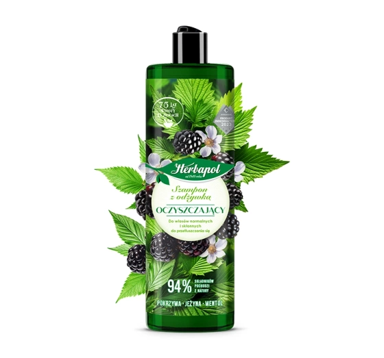 Нажмите на картинку, чтобы ее увеличить Herbapol набор шампунь + кондиционер для нормальных и жирных волос 400 мл