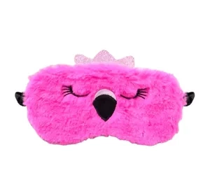 ECARLA ПУШИСТАЯ МАСКА ДЛЯ СНА ФЛАМИНГО OPK09