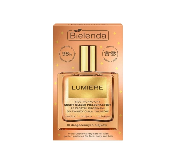 Bielenda Lumiere многофункциональное сухое масло для лица, тела и волос 50 мл