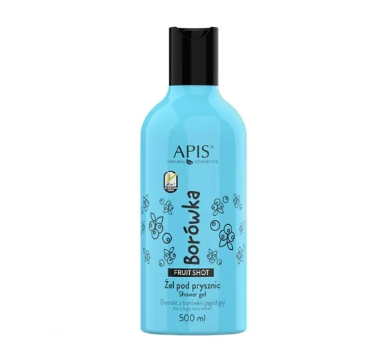 APIS FRUIT SHOT ВЕГАНСКИЙ ГЕЛЬ ДЛЯ ДУША ГОЛУБИКА 500МЛ