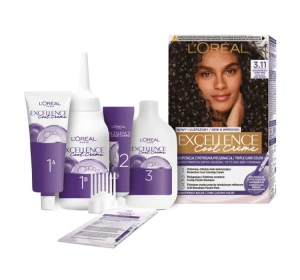 LOREAL EXCELLENCE COOL CREME 3.11 УЛЬТРАПЕПЕЛЬНЫЙ ТЕМНО КОРИЧНЕВЫЙ