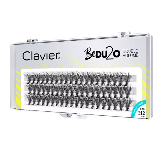 CLAVIER BEDU2O ПУЧКИ НАКЛАДНЫХ РЕСНИЦ 12ММ