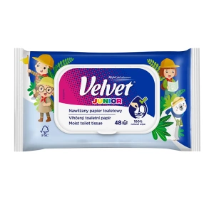 Velvet Junior Вологий туалетний папір 48 штук