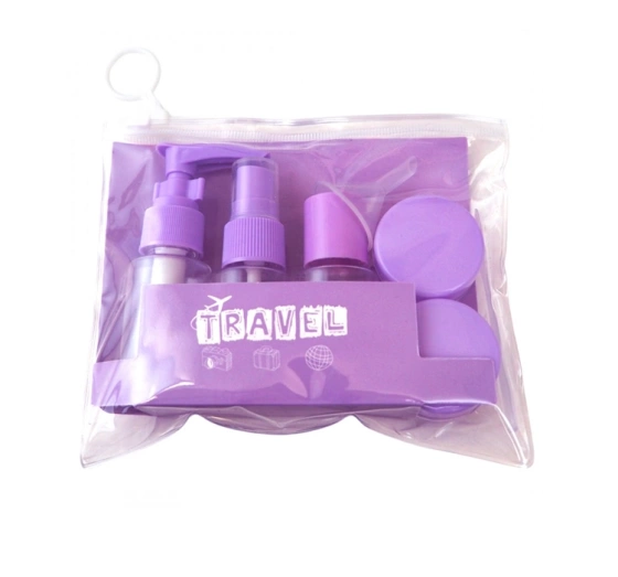 eCarla набір ємностей для подорожей  7в1 Фіолетовий