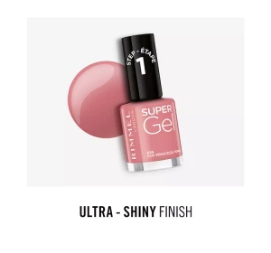 RIMMEL SUPER GEL ГЕЛЕВИЙ ЛАК ДЛЯ НІГТІВ 035 POP PRINCESS PINK 12МЛ