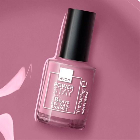 Avon Power Stay гелевий лак для нігтів Sweet Blooms 10мл
