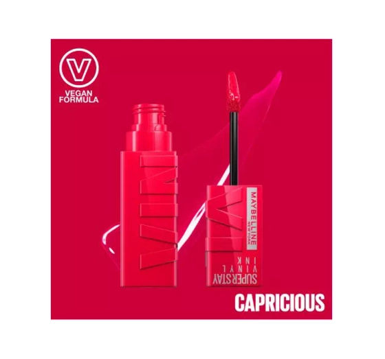 MAYBELLINE SUPERSTAY VINYL INK ВИНИЛОВАЯ ПОМАДА ДЛЯ ГУБ 45 CAPRICIOUS 4,2МЛ