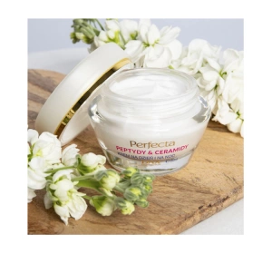 PERFECTA PEPTIDES & CERAMIDS ЗМІЦНЮВАЛЬНИЙ КРЕМ ДЛЯ ОБЛИЧЧЯ НА ДЕНЬ І НІЧ 60+ 50МЛ