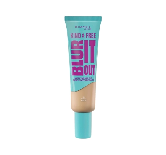 Rimmel Kind & Free Blur It Out легкий матуючий тональний засіб 160 Vanilla 30мл