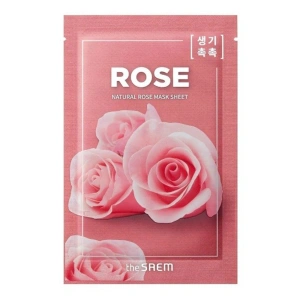 The Saem Natural Rose Mask Sheet тканинна маска з екстрактом троянди 21 мл