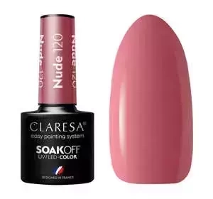 CLARESA SOAK OFF ГЕЛЬ-ЛАК NUDE 120 5Г
