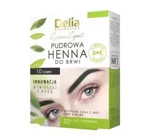 DELIA ПУДРОВАЯ ХНА ДЛЯ БРОВЕЙ 1.0 ЧЕРНАЯ
