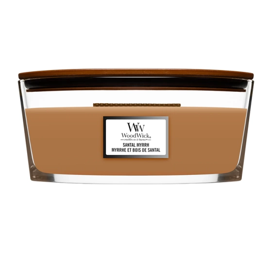 Woodwick Elipse Jar Candle ароматическая свеча Santal Myrrh 453,6 г