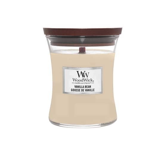 WOODWICK SMALL JAR CANDLE АРОМАТИЧЕСКАЯ СВЕЧА VANILLA BEAN 85Г
