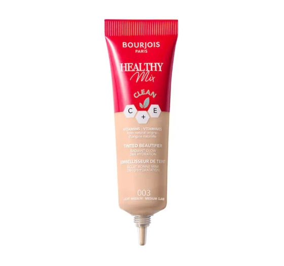 BOURJOIS HEALTHY MIX ЗВОЛОЖУВАЛЬНИЙ ТОНАЛЬНИЙ КРЕМ 003 LIGHT MEDIUM 30МЛ