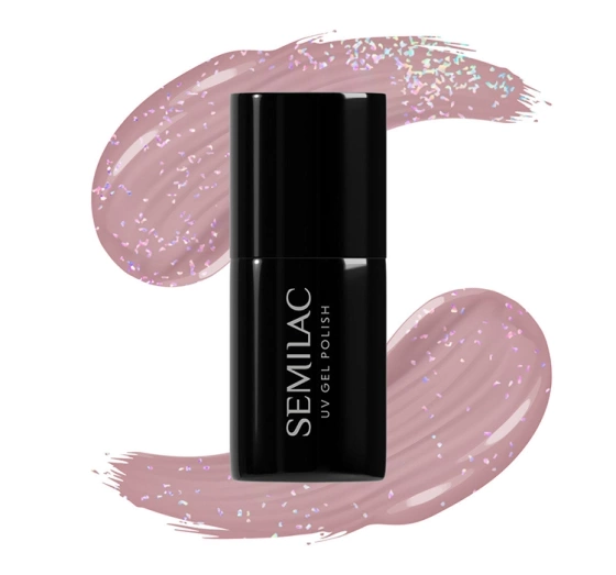 SEMILAC SHIMMER DUST ГИБРИДНЫЙ ЛАК UV 320 SHIMMER DUST BEIGE 7МЛ