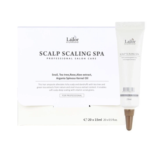 LA'DOR SCALP SCALING SPA ЗАСПОКІЙЛИВИЙ КОНДИЦІОНЕР ДЛЯ ШКІРИ ГОЛОВИ АМПУЛА 20x15Г