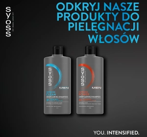 SYOSS MEN CLEAN AND COOL ШАМПУНЬ ДЛЯ НОРМАЛЬНОГО І ЖИРНОГО ВОЛОССЯ 440МЛ