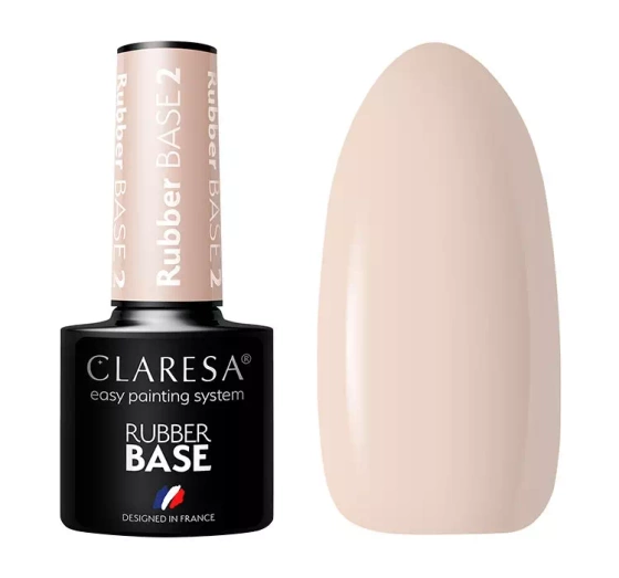CLARESA RUBBER BASE КАУЧУКОВА БАЗА ДЛЯ ГЕЛЬ-ЛАКУ 2 5МЛ