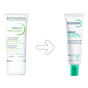 Bioderma Sebium Mat Control матуюче-розгладжуючий крем для зволоження обличчя 30 мл