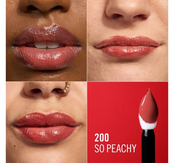 Rimmel Thrill Seeker Lip Latex рідка помада для губ 200 So Peachy 6мл