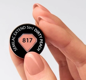 SEMILAC EXTEND 5в1 БАЗА ЛАК ТОП 817 DIRTY PEACH 7МЛ