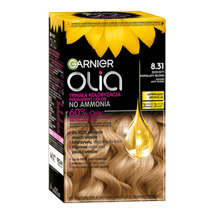 GARNIER OLIA СТОЙКАЯ КРАСКА ДЛЯ ВОЛОС БЕЗ АММИАКА 8.31 ЗОЛОТИСТЫЙ ПЕПЕЛЬНЫЙ БЛОНД