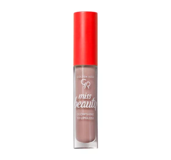 GOLDEN ROSE MISS BEAUTY GLOW SHINE 3D БЛЕСК ДЛЯ ГУБ 01 NUDE CHIC 4,5МЛ