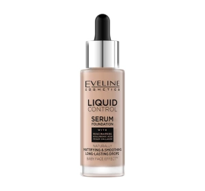 EVELINE LIQUID CONTROL HD ТОНАЛЬНИЙ ЗАСІБ 025 LIGHT ROSE 32МЛ