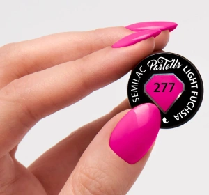 SEMILAC ГІБРИДНИЙ ЛАК PASTELLS LIGHT FUCHSIA 277