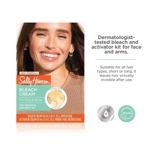 SALLY HANSEN ОСВЕТЛИТЕЛЬ ДЛЯ ВОЛОС НА ЛИЦЕ И ТЕЛЕ 