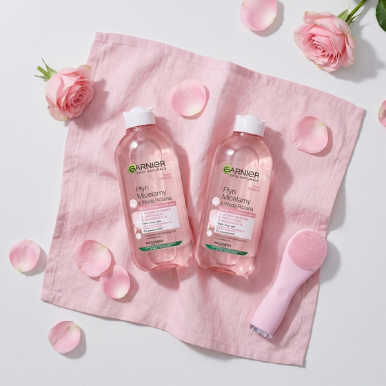 GARNIER SKIN NATURALS МИЦЕЛЛЯРНОЕ СРЕДСТВО С РОЗОВОЙ ВОДОЙ 400МЛ