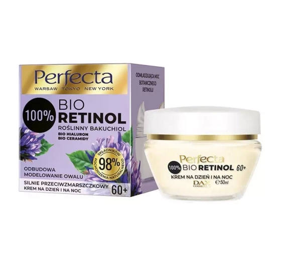 PERFECTA BIO RETINOL КРЕМ ДЛЯ ОБЛИЧЧЯ ПРОТИ ЗМОРШОК  60+ 50МЛ